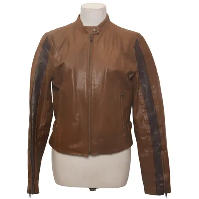 Leather jacket (Brown) from Gipsy Leather, Polyester