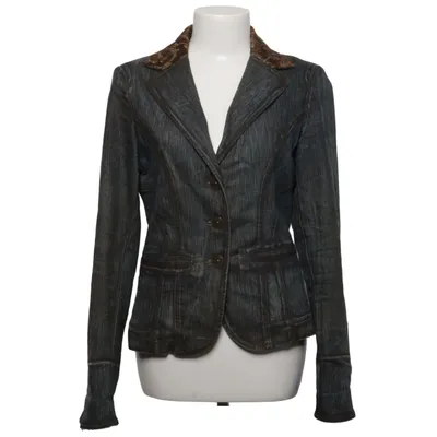 Denim jacket (Blue, Brown, Multicolored) from Roccobarocco Cotton