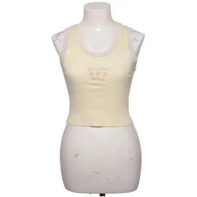 Tanktop (Geel, Wit) van Urban Outfitters Organisch katoen
