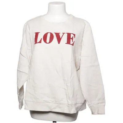 Sweatshirt (Beige, Rød) fra Essentials by Tchibo Økologisk bomuld