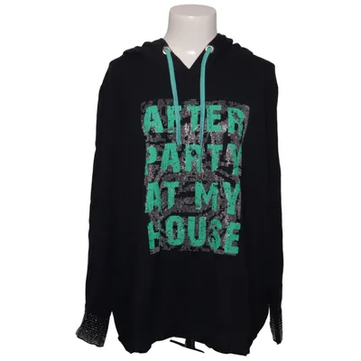 Hoodie (Black, Green) from Monaco Blue Elastane, Modal