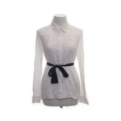 Pussy bow blouse (White, Black) from Maje