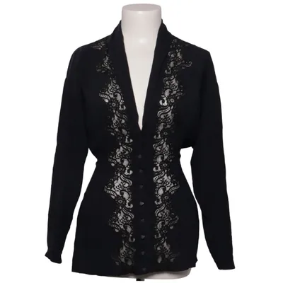 Cardigan (Noir) de Chantal Thomass Coton, Élasthane, Polyamide