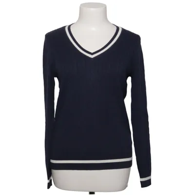 Pullover (Blå, Vit) från Montego Akryl, Bomull