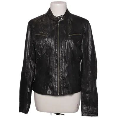 Veste en cuir (Noir) de Saki Collection Cuir, Polyester