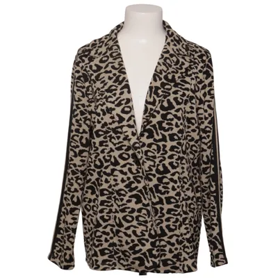 Strickjacke (Beige, Schwarz) von Gabriella K. Elasthan, Polyester, Viskose