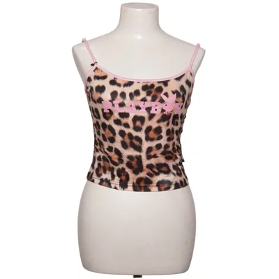 Crop top (Bruin, Roze) van Playboy x Missguided
