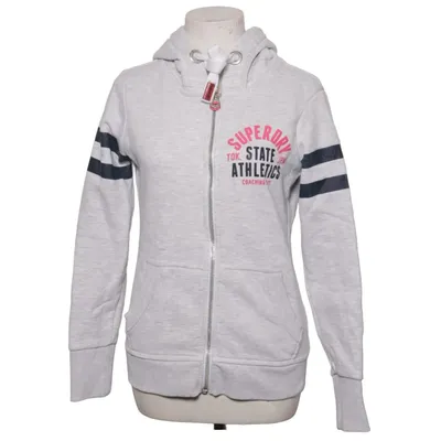 Huvtröja (Grå, Blå, Röd) från Superdry Track & Field Bomull, Polyester