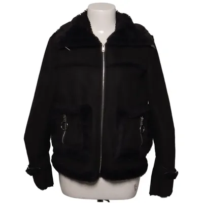 Veste en peau de mouton retournée (Noir) de NA-KD Polyester