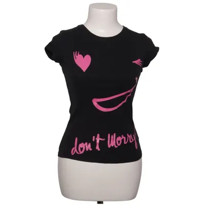T-shirt (Sort, Pink) fra Pimkie Bomuld