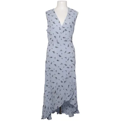 Wickelkleid (Blau, Schwarz) von Ganni Viskose