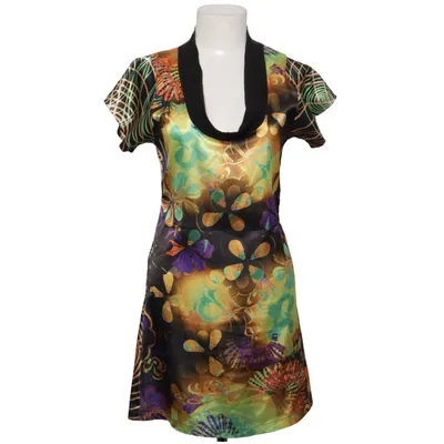 Dress (Black, Yellow, Multicolored) from Smash Elastane, Polyester