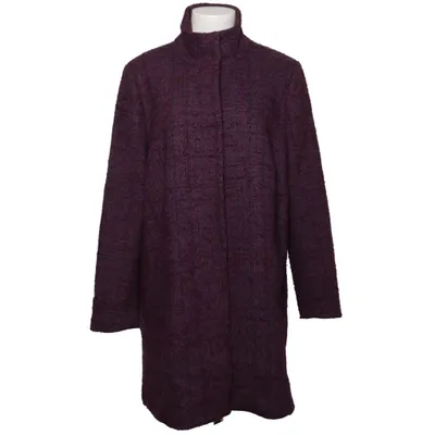 Coat (Purple, Multicolored) from Cool Code Polyester, Wool