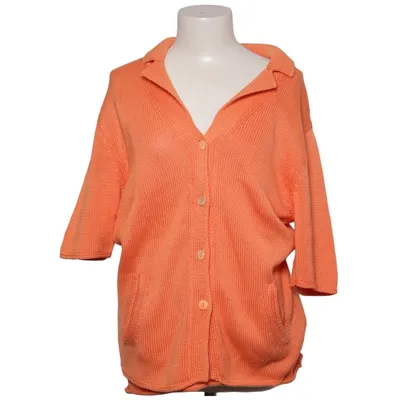 Cardigan (Oranje) van Le Tricot Perugia Katoen