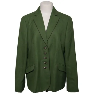 Kavaj (Grön) från H. Moser Linne, Polyester, Viskos, Ull