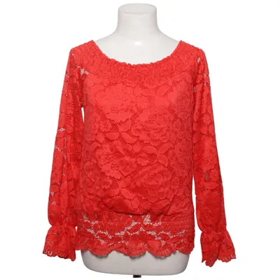 Top (Rood) van Biscote Elastaan, Polyester, Viscose