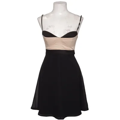 Cocktail dress (Black, Beige) from Elise Ryan Cotton, Elastane, Polyester