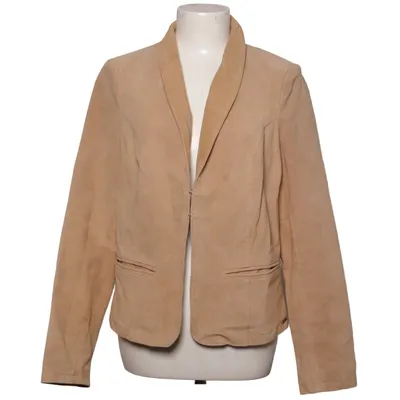 Blazer en cuir (Beige) de Ibana Cuir, Polyester