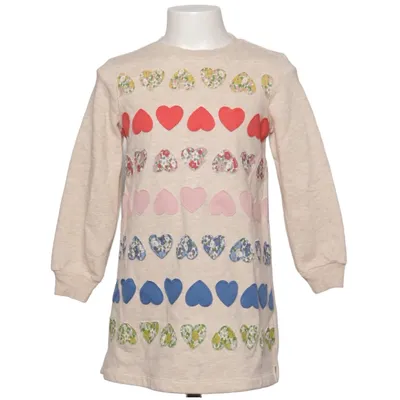 Kleid (Beige, Mehrfarbig) von Mini Boden Baumwolle, Elasthan, Polyester