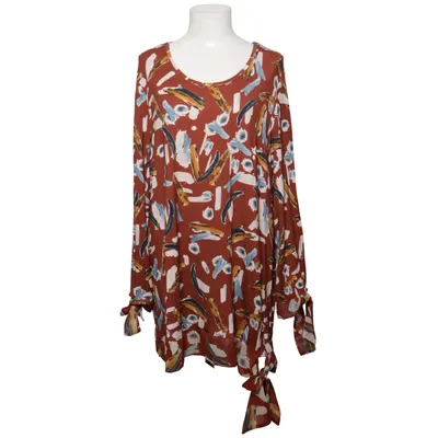 Blus (Brun, Flerfärgad) från No Secret Elastan, Polyester, Viskos