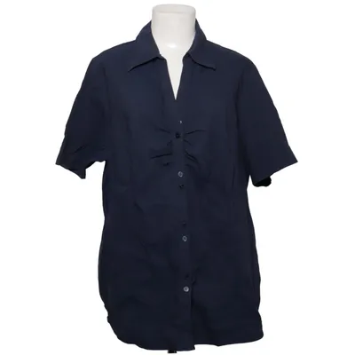 Short sleeve shirt (Blue) from Ulla Popken