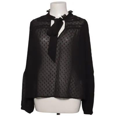 Blouse (Black) from Zara Cotton
