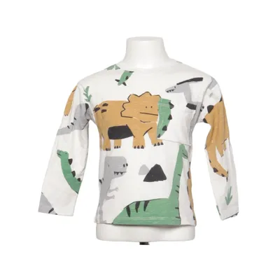 Långärmad t-shirt (Vit, Flerfärgad) från Zara