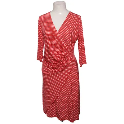 Wrap dress (Red, White) from Revdelle Elastane, Polyester