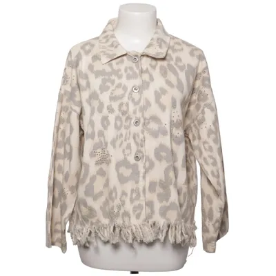 Överskjorta (Grå, Beige) från Italy Bomull, Elastan