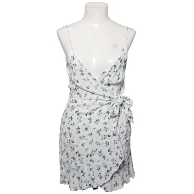 Omlottklänning (Vit, Flerfärgad) från STR Viskos