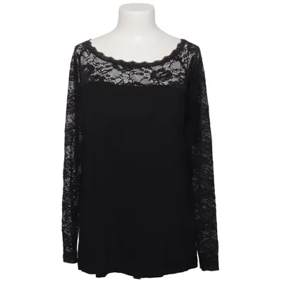 Top (Black) from Kaffe Elastane, Polyamide, Viscose