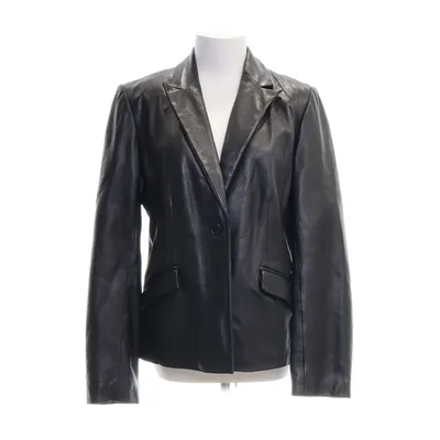 Läderkavaj (Svart) från Alfani Skinn, Polyester