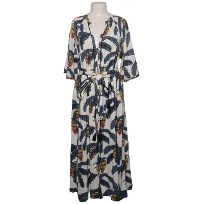 Shirt dress (White, Blue, Multicolored) from Desmond & Dempsey x H&M Linen, Viscose