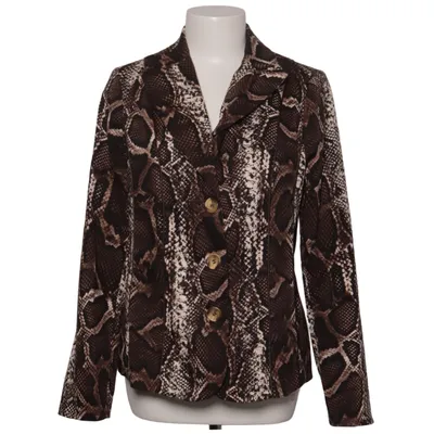 Blazer (Marron, Noir, Blanc) de Judith Williams Coton, Élasthane, Polyester