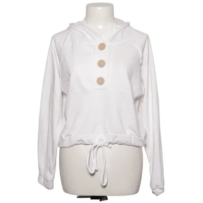 Capuchon sweater (Wit) van Busem