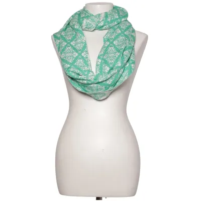 Tube scarf (Green, White) from Blutsgeschwister Polyamide, Viscose