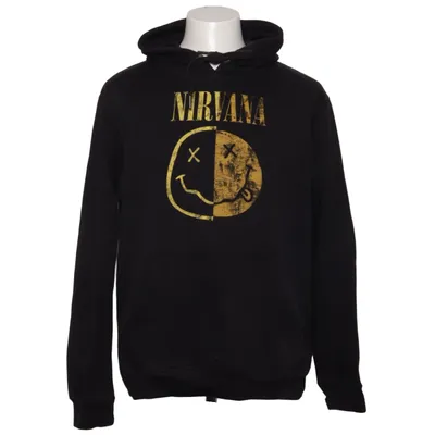 Huvtröja (Svart) från Nirvana Bomull, Polyester