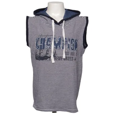 Short sleeve hoodie (Blue, White) from Keds Cotton, Elastane