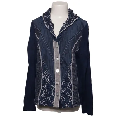 Jacket (Blue, Gray) from Just White Polyester