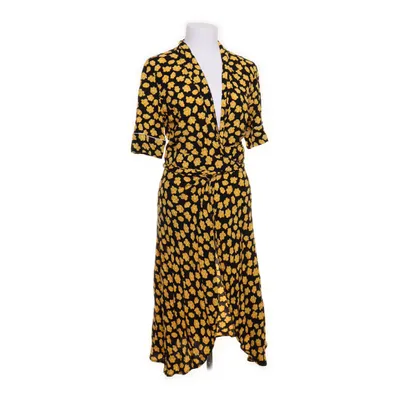 Omlottklänning (Svart, Gul, Vit) från Ganni Viskos