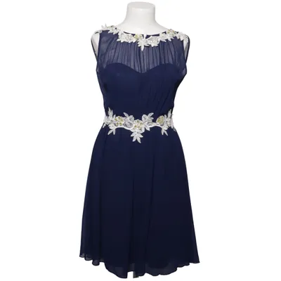 Cocktail dress (Blue, White) from Little Mistress Elastane, Polyester