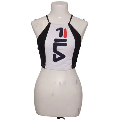Crop top (Black, White, Multicolored) from Fila Cotton, Elastane
