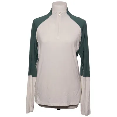 T-shirt à manches longues (Vert, Blanc) de Endurance Élasthane, Viscose