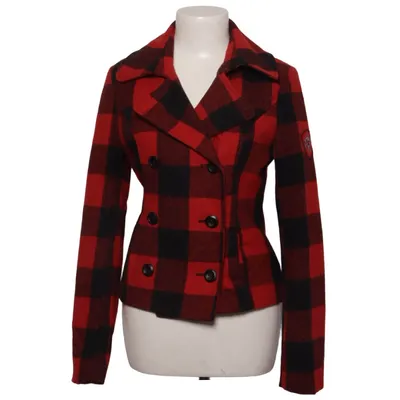 Cabanjacke (Rot, Schwarz) von Be Cool Polyester, Wolle