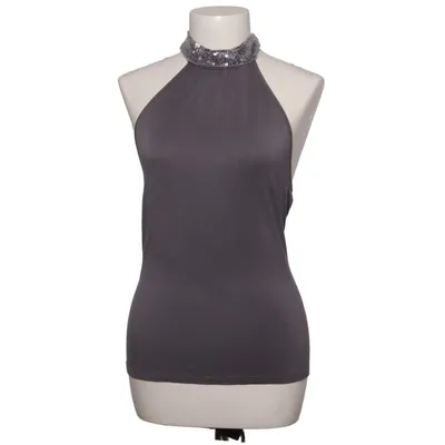Halterneck top (Grå) fra Melrose Elastan, Viscose