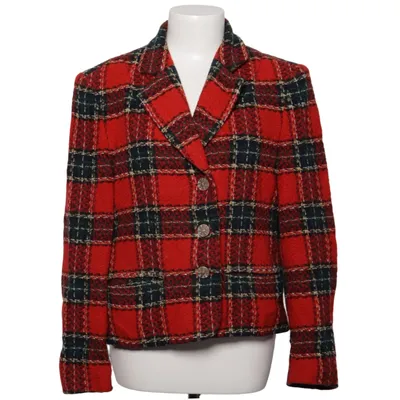 Blazer (Red, Black, Multicolored) from Oui Set Acetate, Polyamide, Polyester, Viscose, Wool
