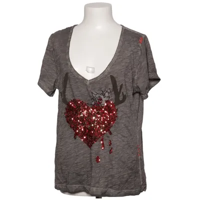 T-shirt (Gray, Red) from Krüger Madl Cotton