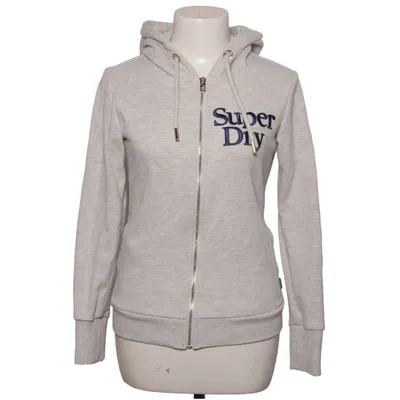 Huvtröja (Grå) från Superdry Bomull, Polyester