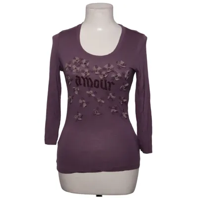 Long sleeve T-shirt (Purple) from Pennypull Silk, Viscose