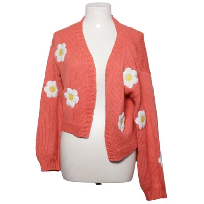 Cardigan (Orange, Flerfarvet) fra Shein Polyester